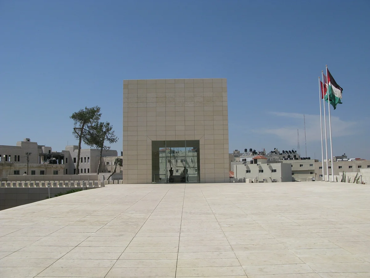The mausoleum of Yasser Arafat in Ramallah, a city the UK advice treats like Bethlehem